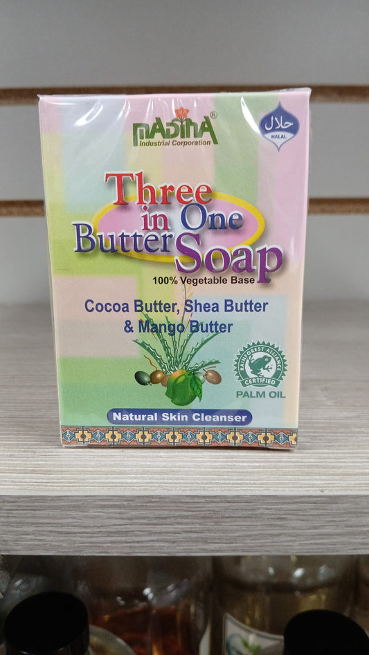 THREE IN ONE BUTTER SOAP