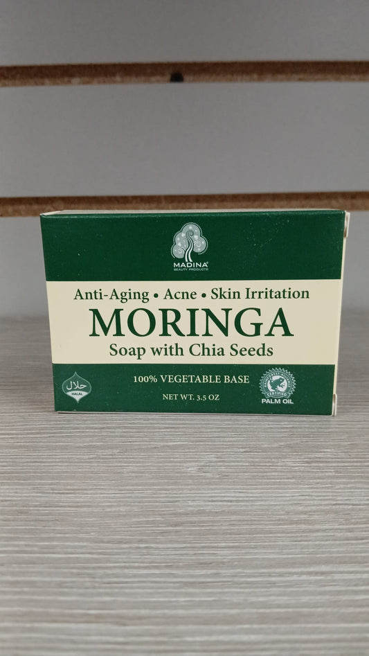 MORINGA SOAP WITH CHIA SEEDS